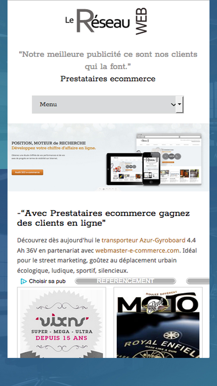 Prestataires e-commerce