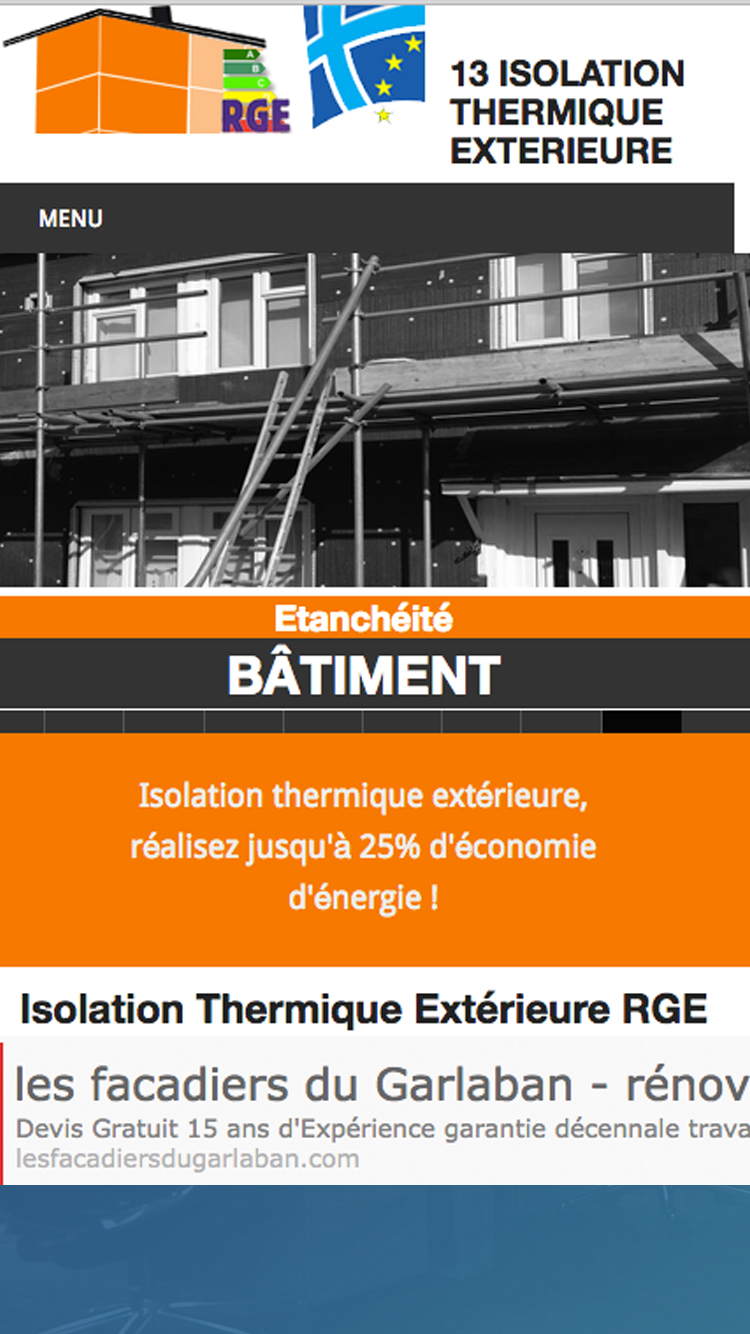 Isolation thermique extérieure